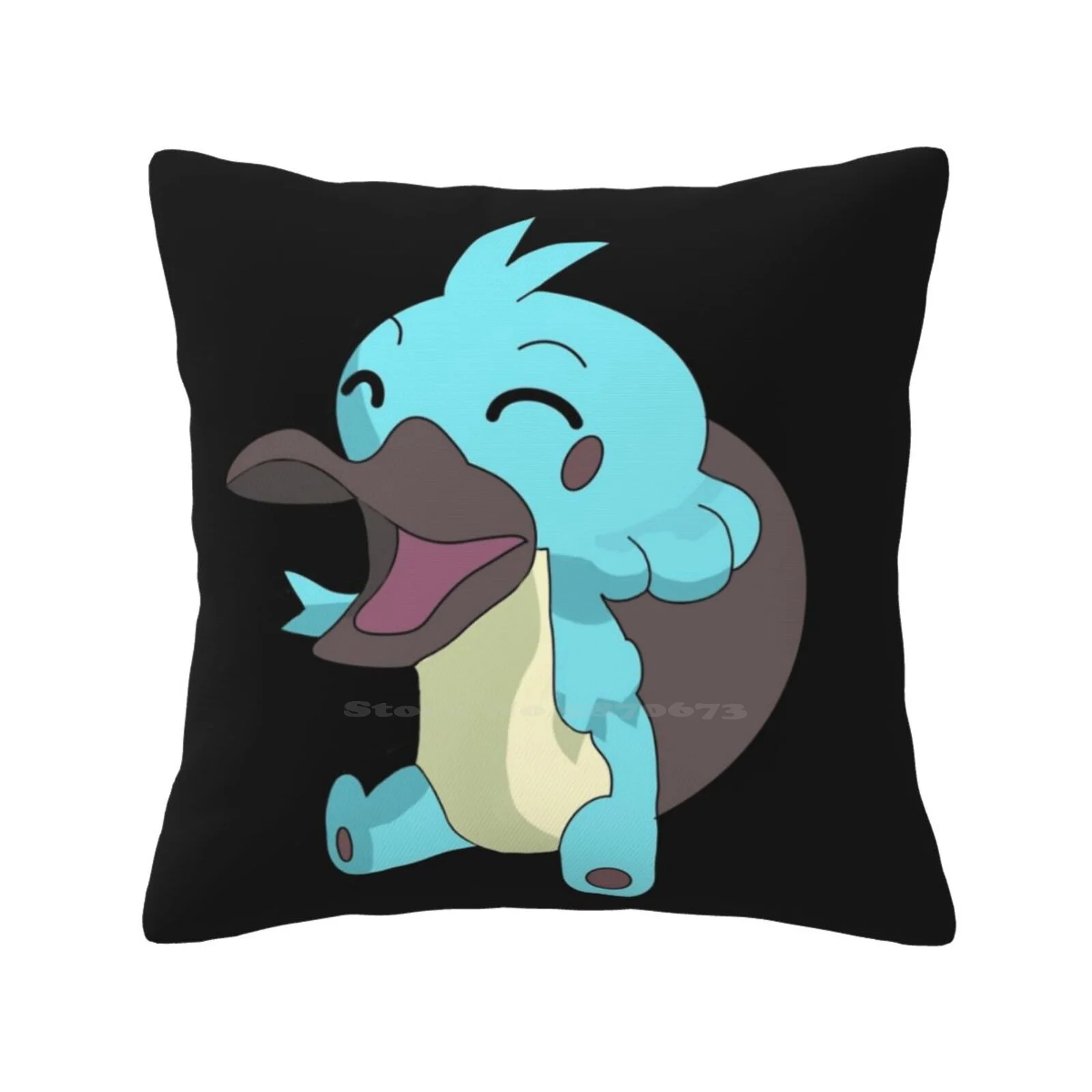 Temtem Platypet Bedroom Office Hug Pillowcase Temtem Platypet Tem Tem Temtem Monsters Mmo Rpg Temtem Monster Catcher Flowynn