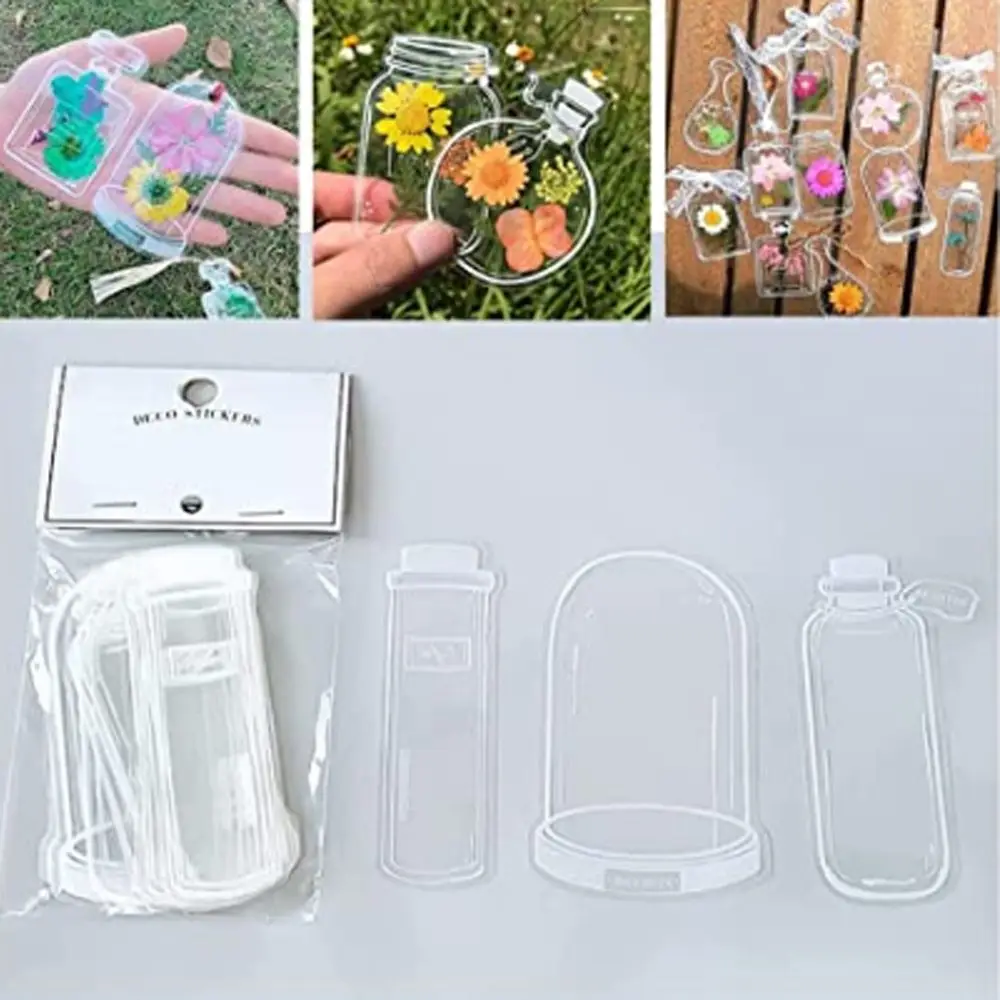 

Pattern Herbarium Bookmarks Transparent Dried Flower Bookmarks Flower Page Bookmark Pressed Flower Bookmark