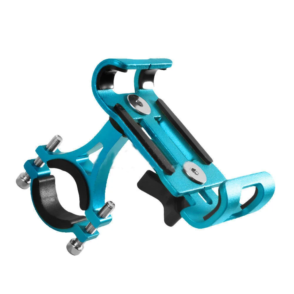 360 ° Drehen Metall Motorrad Fahrrad Telefon Halter Anti-rutsch Halterung GPS Navigation Clip Universal Fahrrad Ständer für Alle Smartphones