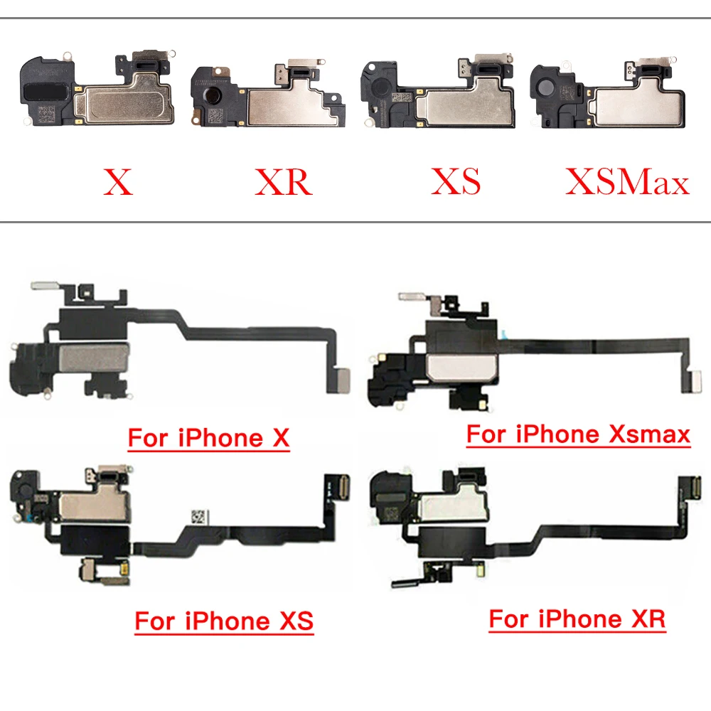 

Наушник, звуковой динамик с датчиком света, гибкий кабель для iPhone X XR XS Max, запасные части