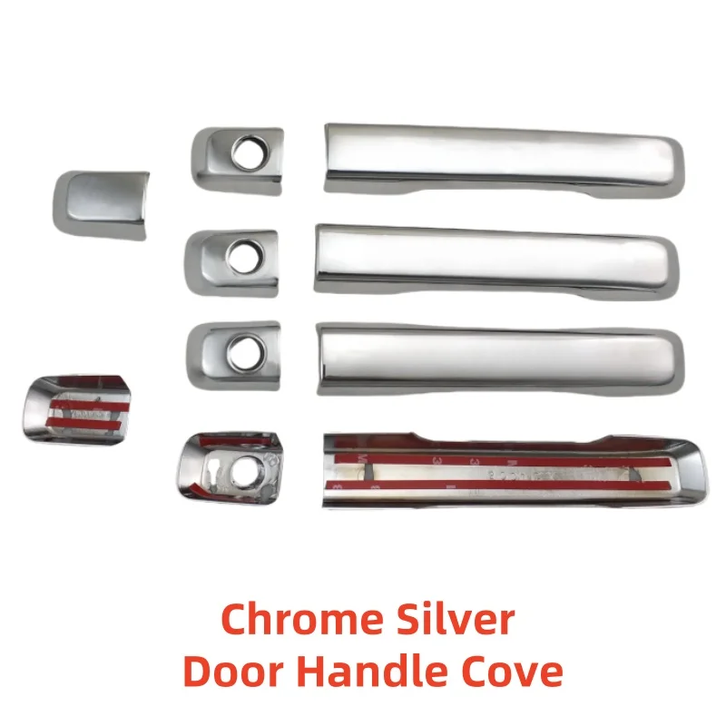 Chrome Car Accessories Door Handle Bowl Covers Trim Paste Style For Isuzu D-Max Dmax 2012 2013 2014 2015 2016 2017 2018 view 5