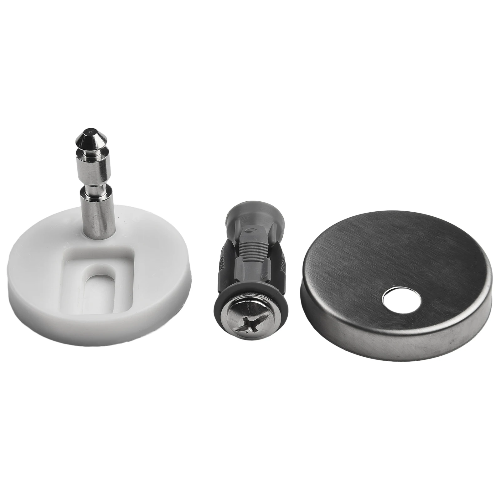 

2Pcs Toilet Seat Hinges Top Fix Hinge Stainless Steel Mountings Replacement Quick Release Screws For Toilet Bathroom