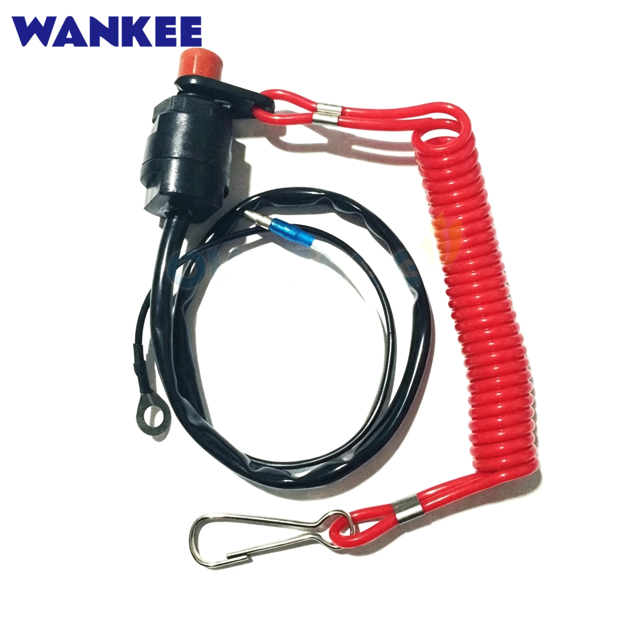 682-82556-00 Kill Stop Switch & Safety Tether Lanyard for Yamaha / Tohatsu Outboard 65W-82575-00 6E9-82575-00