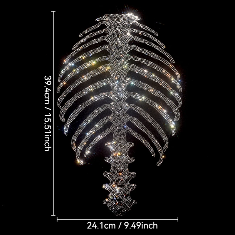 

Высококачественная глажка с ромбовидным рентгеновским узором на футболках и джинсовых аксессуарах для одежды.