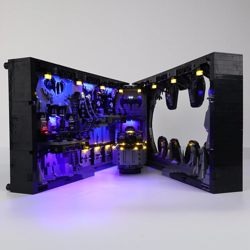 LED Light Kit for 76252 NEW Cave Shadow Box Famous Car Model Building Blocks (Not Include Model )