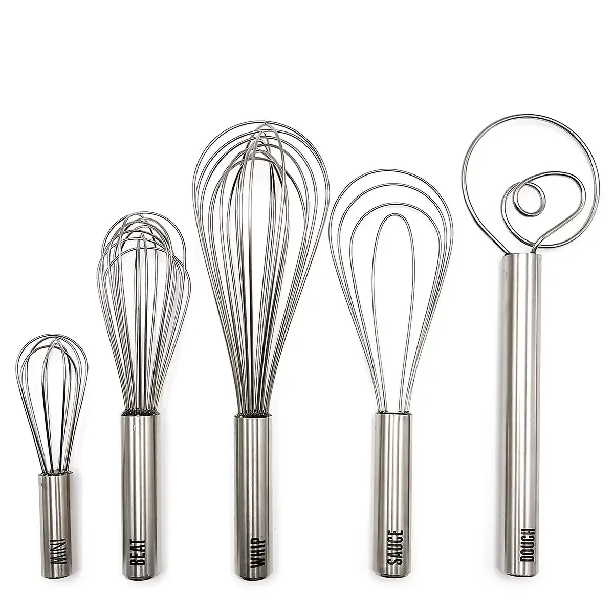 

Tovolo Stainless Steel Whisk Set of 5 cooking accessories egg beater