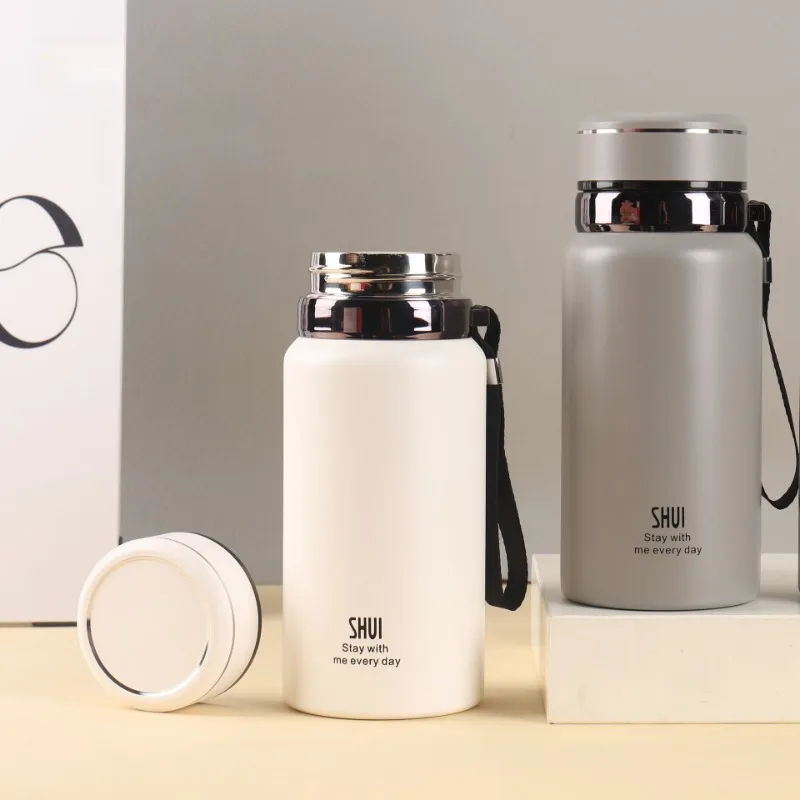 

600 мл/800 мл модная термос из нержавеющей стали 316, портативная термос для кофе, чая, термобутылка для воды, дорожный стакан