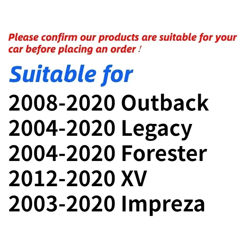 4PCS Car Door Lock Case Cover Buckle Protective Cover Emblem Styling for Subaru XV Outback Legacy Forester Impreza Accessories - view 3