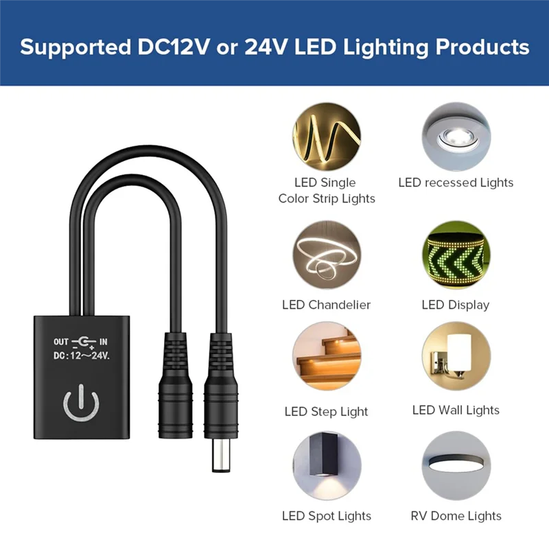 

ABRB-DC 12V 24V Mini IR Sensor Switch Controller Infrared Motion Sensor Switch For Low Voltage Kitchen Lamp LED Light Strip