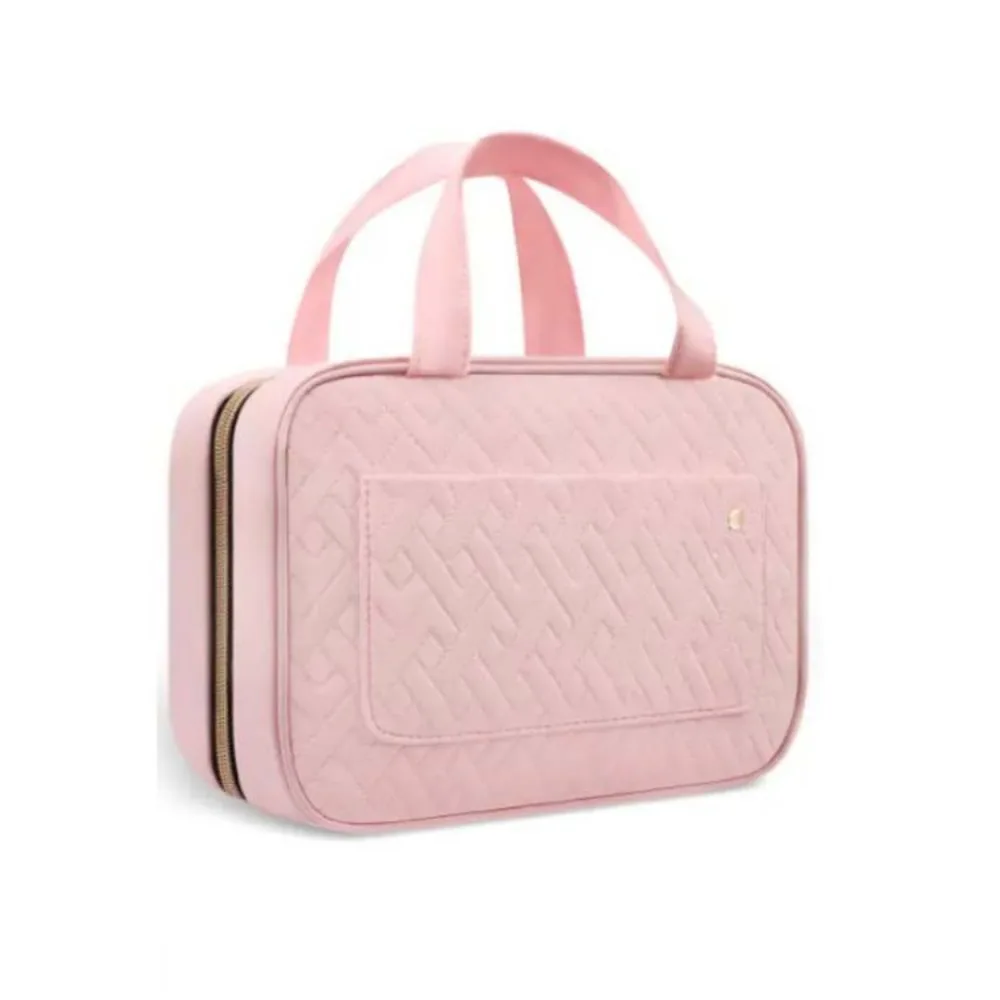

Space Saving Waterproof Travel Makeup Bag Large Capacity Organizer Hanging Toiletry Bag Foldable Beauty Pouch Cosmetic Case