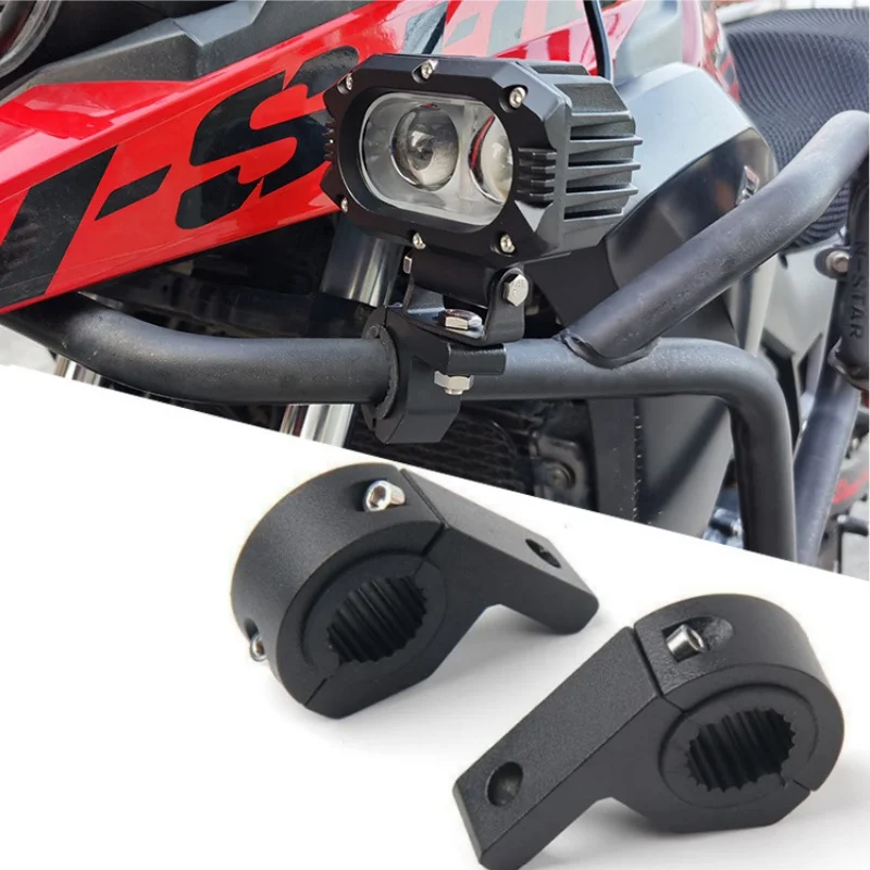 AliExpress NONE Motorcycle Headlight Mount Bracket 19 26mm Adjustable Spotlight Holder For Motorbike Bike Lamp Installation