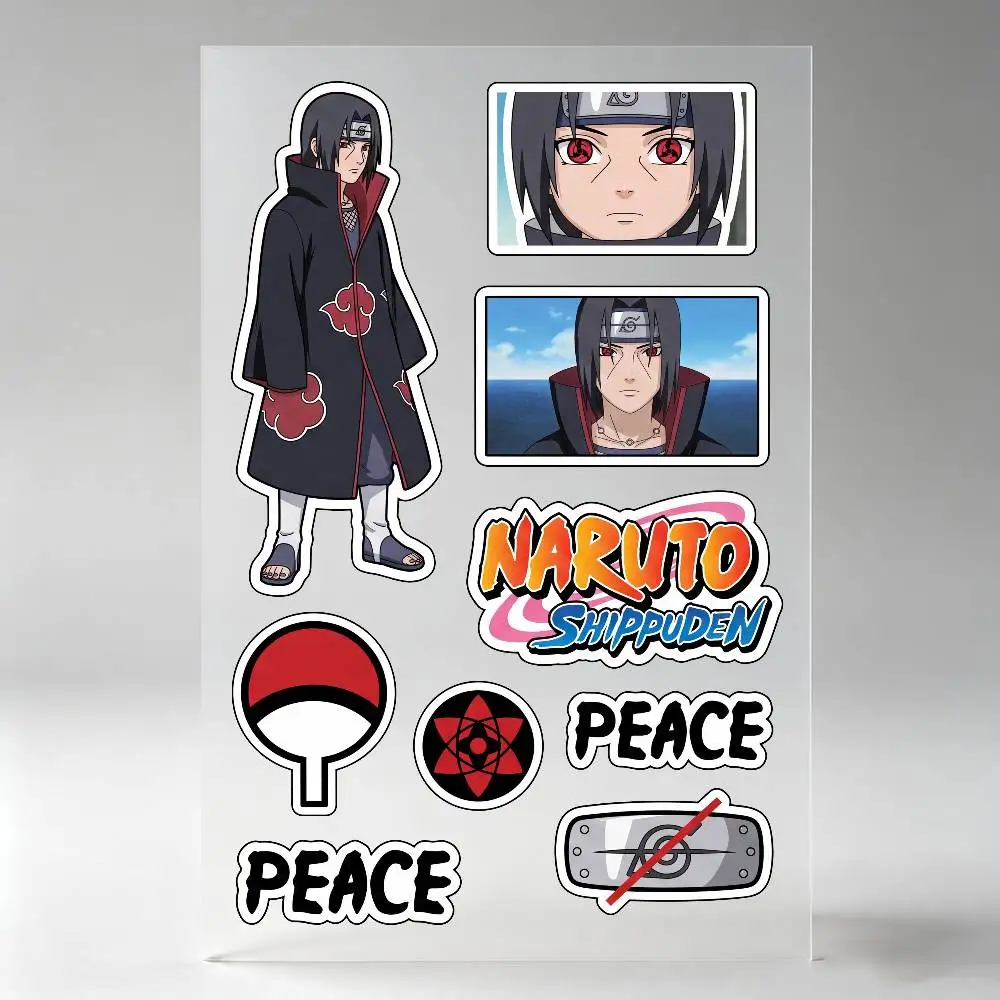 Uchiha Itachi Anime Character Stickers Auto Body Bumper Windows Motorcycle Laptop Walls Vinyl Decal Car Tuning Accessories