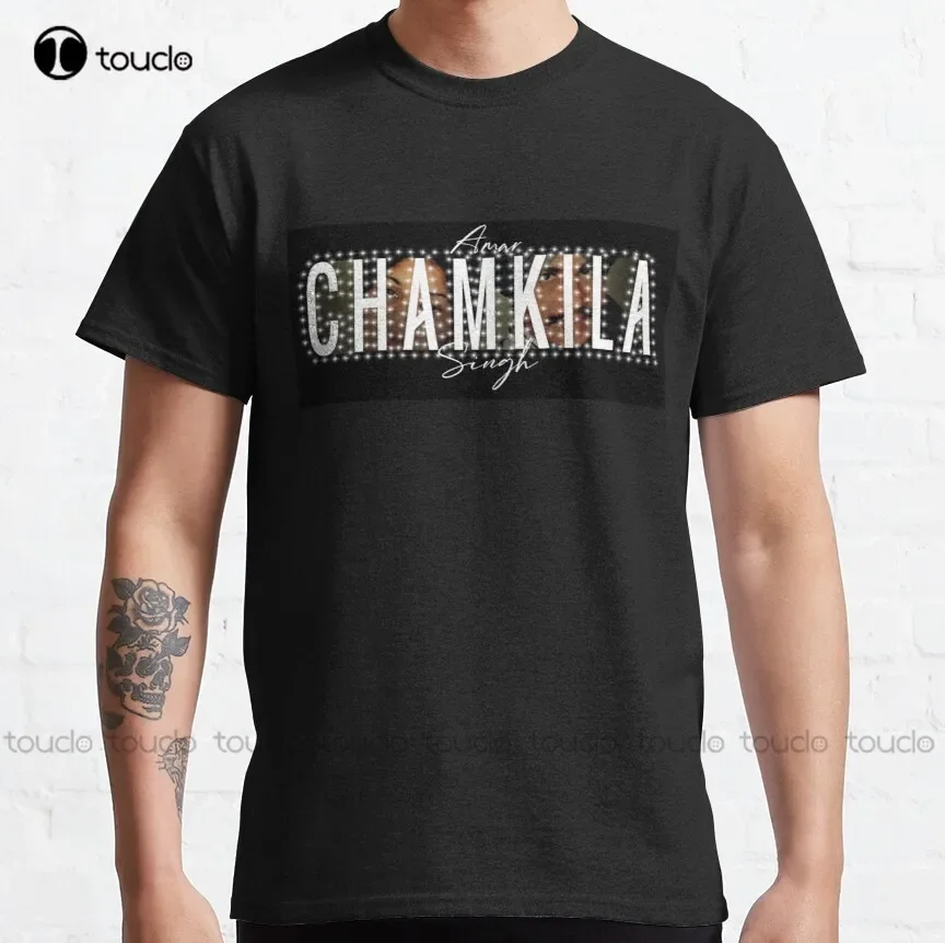 

Классическая футболка Chamkila, рубашка для мамы, футболки унисекс с цифровой печатью для взрослых и подростков, уличные простые винтажные повседневные футболки