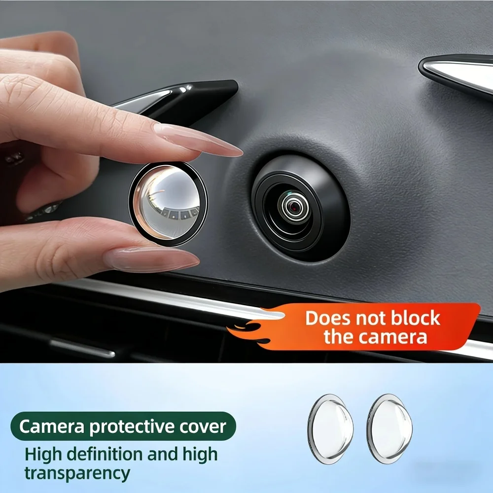 2/4PCS Car Camera Lens Protector Rear View Backup Camera Cover 360° Camera Protection Anti Scratch Waterproof Dust-proof