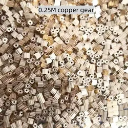 10PCS/LOT 0.25Mould 9T/10/11/12/13/14/15/16/18/20Teeth Small Module Metal Copper Gear