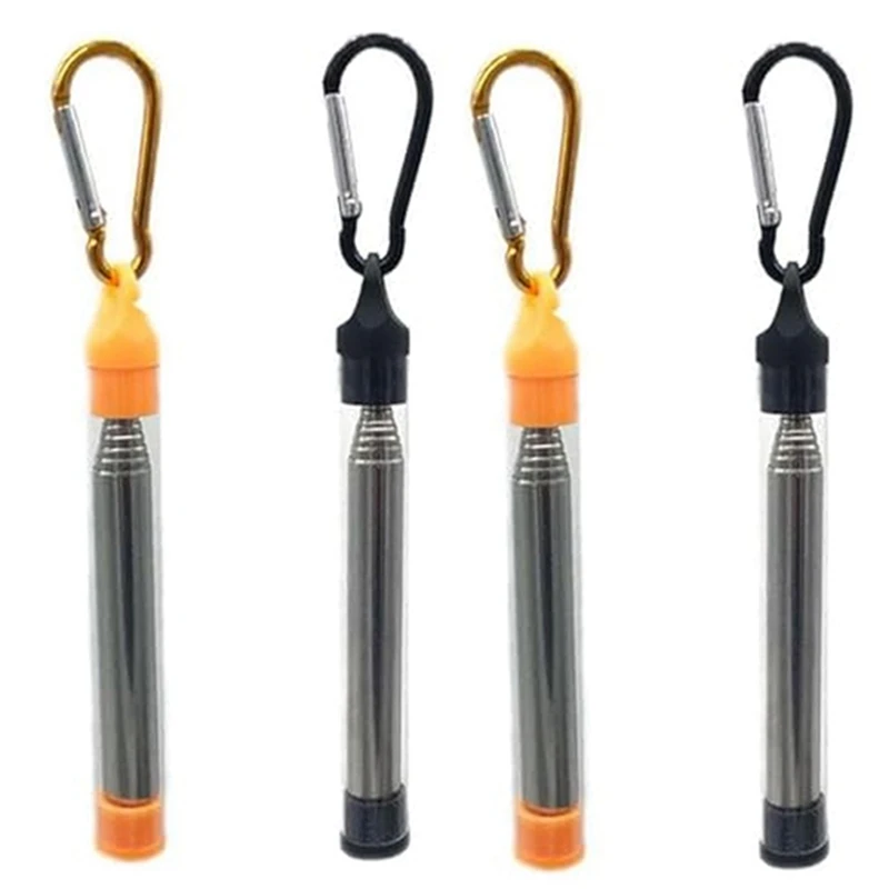 Outdoor Stainless Steel Fire Hose, Fire Blower, Camping Fire Tool, Retractable Easy To Use