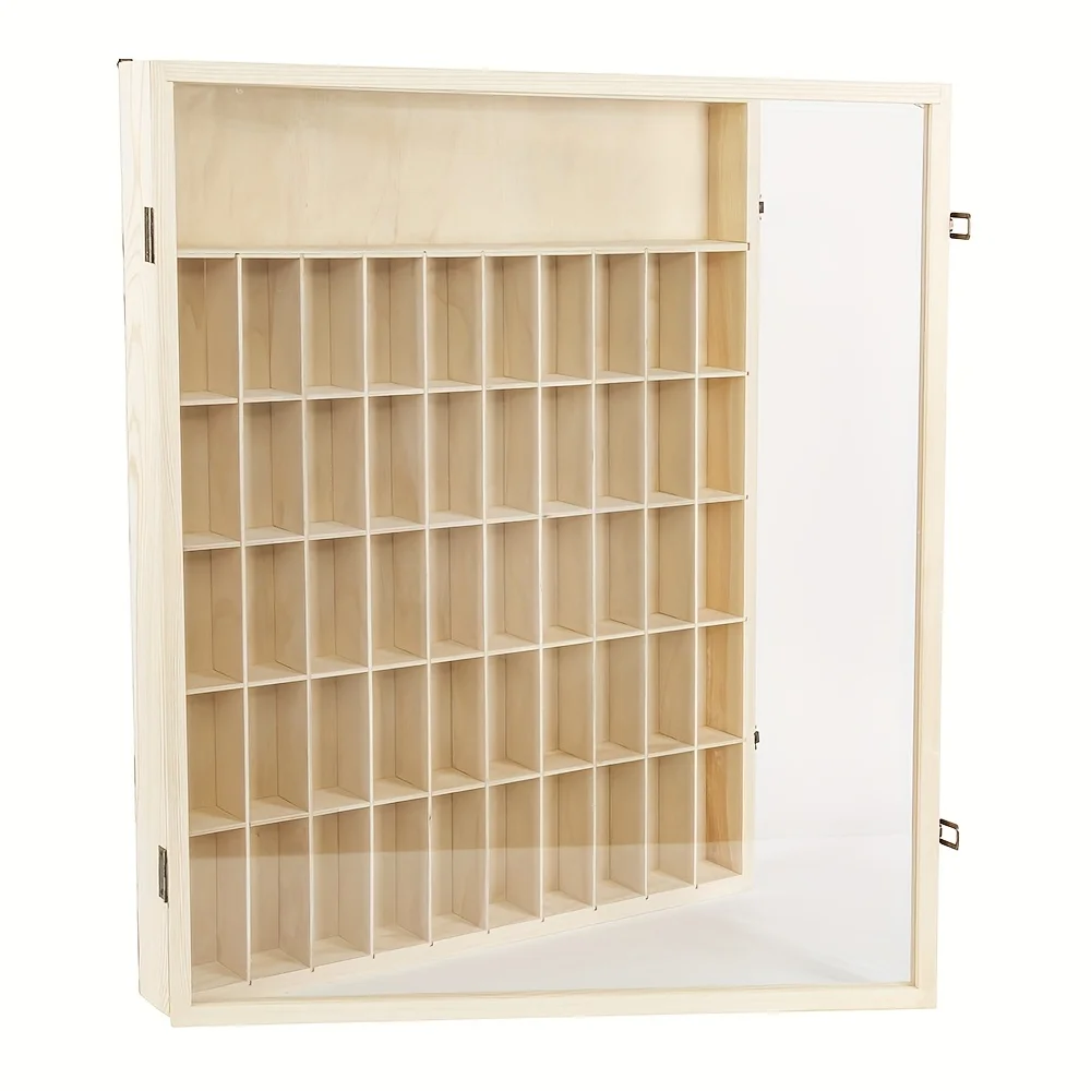 

Large-Capacity 51-Compartment Blind Box Collection Box (With Lid) - Hanging Figurine Collection Box, Amazing Storage Tool for Anime Figurine Models, Wall Decoration Blind Box Figurine Doll Model Display Stand, Suitable for Bedroom