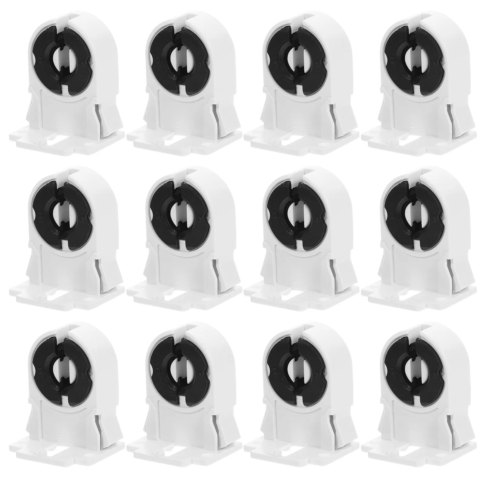 

50 шт. кронштейнов для светильников, держателей ламп, надежные, из качественных материалов, простая установка, широкое применение, держатели для люминесцентных ламп