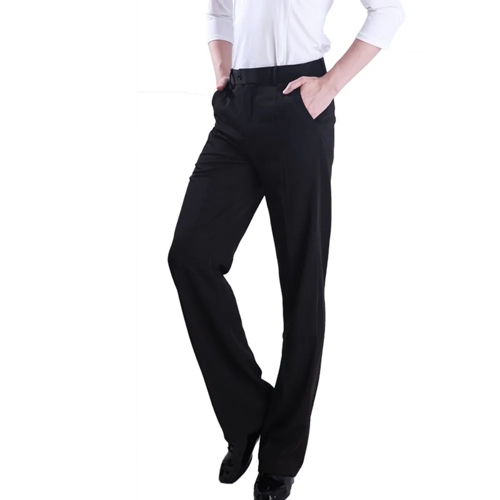 Balloom Modern Dance Top Women's Men's High Waist Performance Practice Suit Black Social Latin Dance Long Pants Yoga Sports Wear