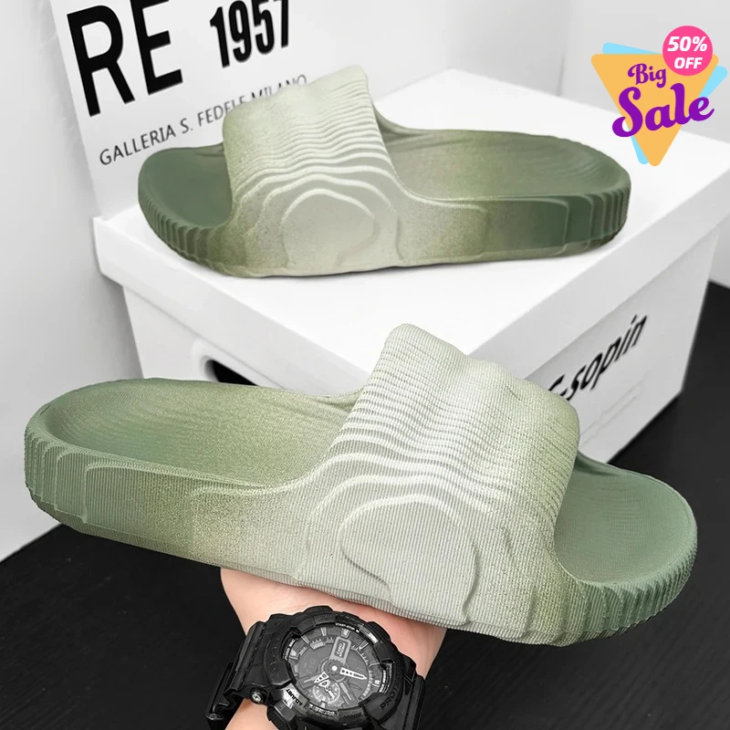 

2026 Unisex Summer Bringing Wavy YZY Slides Slip on Breathable Water Beach Sandal Lightweight Summer YZY Cloudy Slippers
