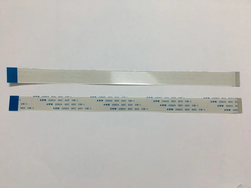 FFC FPC Flexible Flat Cable 1.0mm Pitch 15pin 15P 50mm Reverse 80mm 100mm 150mm 200mm 250mm 300mm AWM 20624 80C 60V VW-1
