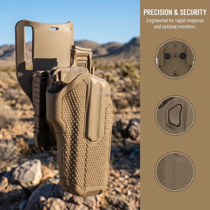 Universelle Jagdpistolenholster Schnellzug Outdoor-Schießen Airsoft Sport Taktisches Pistolenholster für G17 19 20 21 34 SIG SAUER