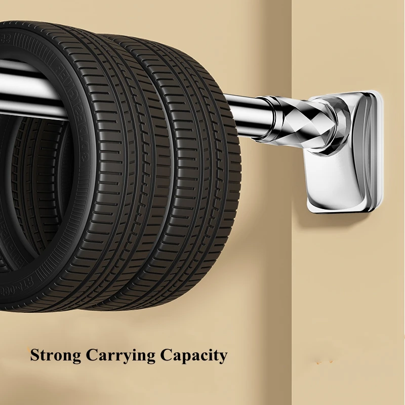 قضيب ستارة دش تلسكوبي، قضيب ستارة توتر بدون مثقاب، قابل للتمديد من 40 سم - 500 سم، قضيب توتر عمود الدش بقطر 33 مم