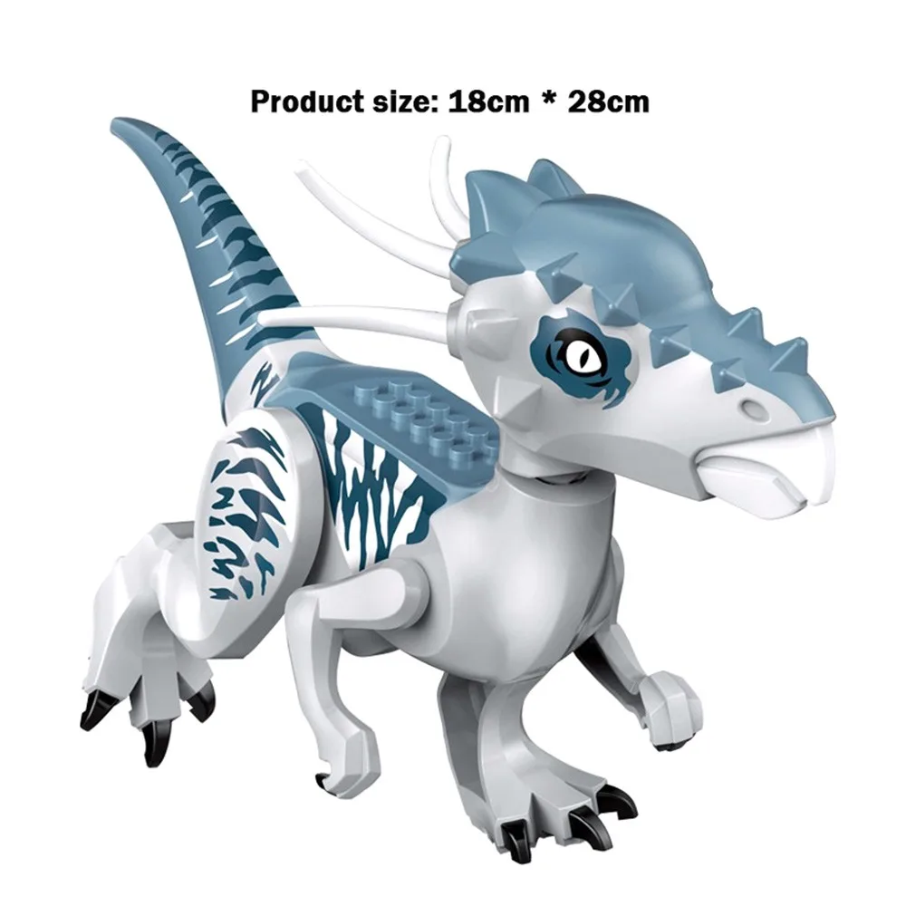 Mini Size Jurassic Dinosaur Building Brick Assemble Model Building Blocks Mini T-Rex Building Detailed Model Educational Design