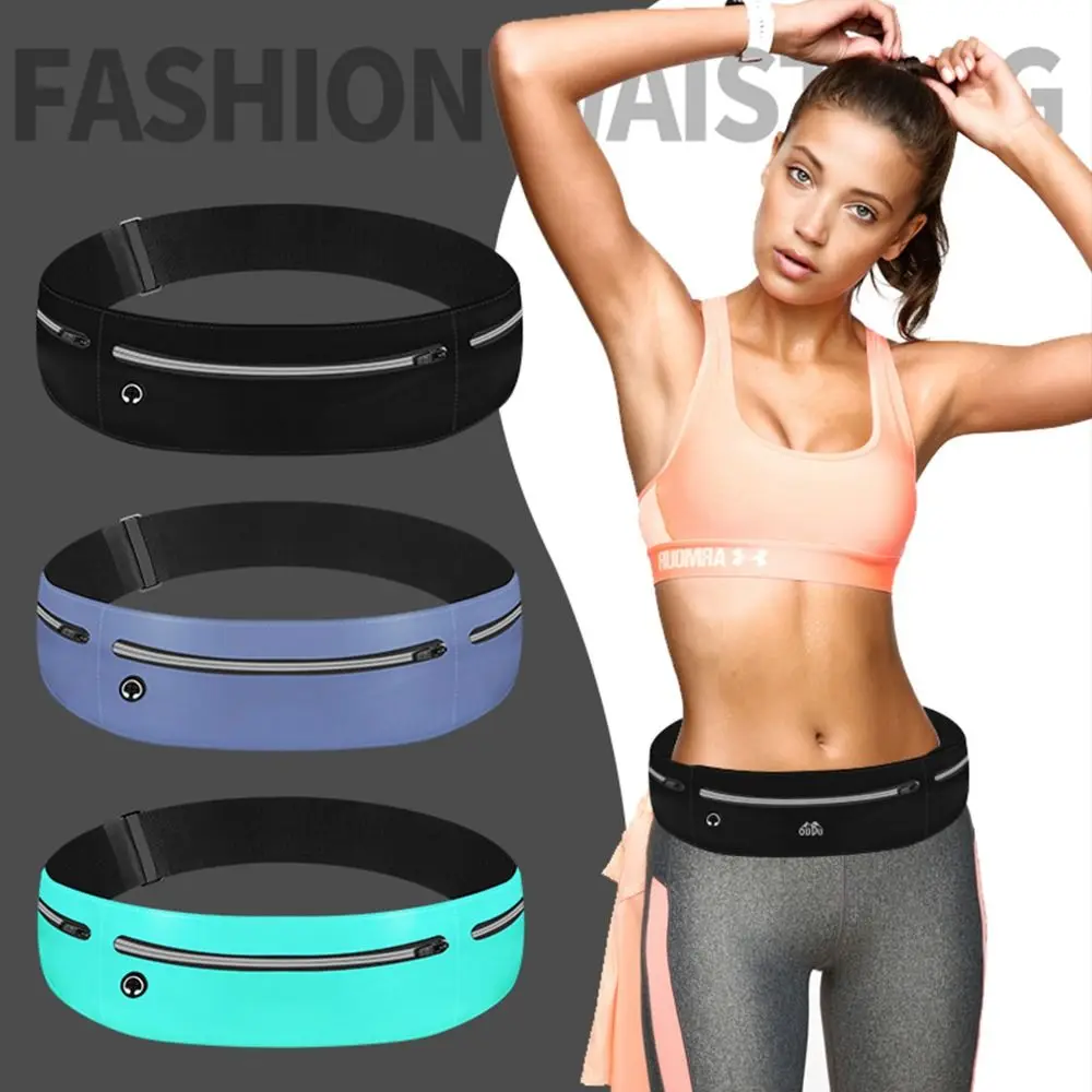 

Women Waterproof Running Belt Outdoor Sports Mobile Phone Waist Bag Running Gear Sport Fanny Pack Gym