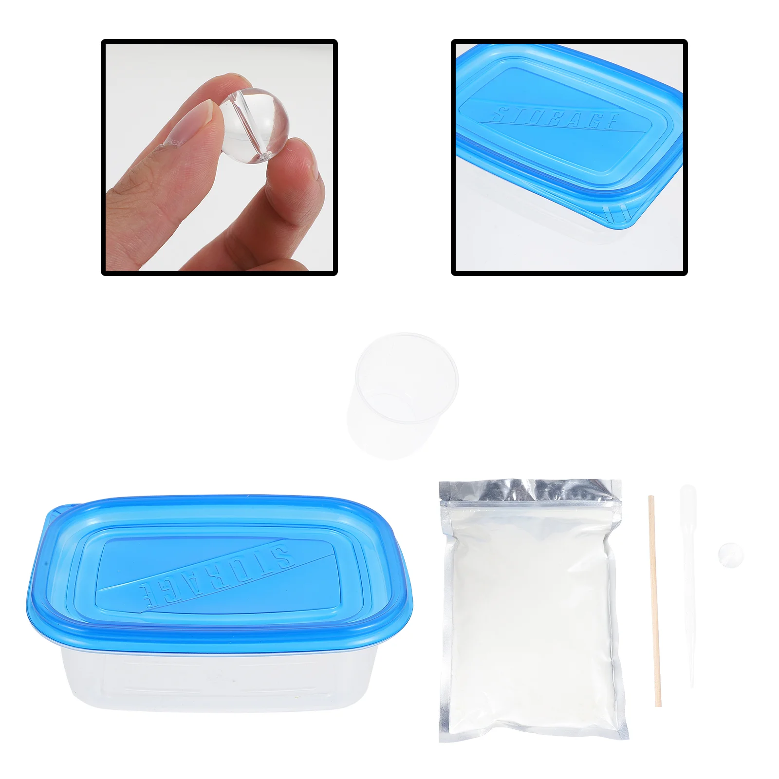 Classroom Toys Handmade Plaything Non-newtonian Fluid Material DIY Puzzle Props Physics Teaching Aid Plastic Powder