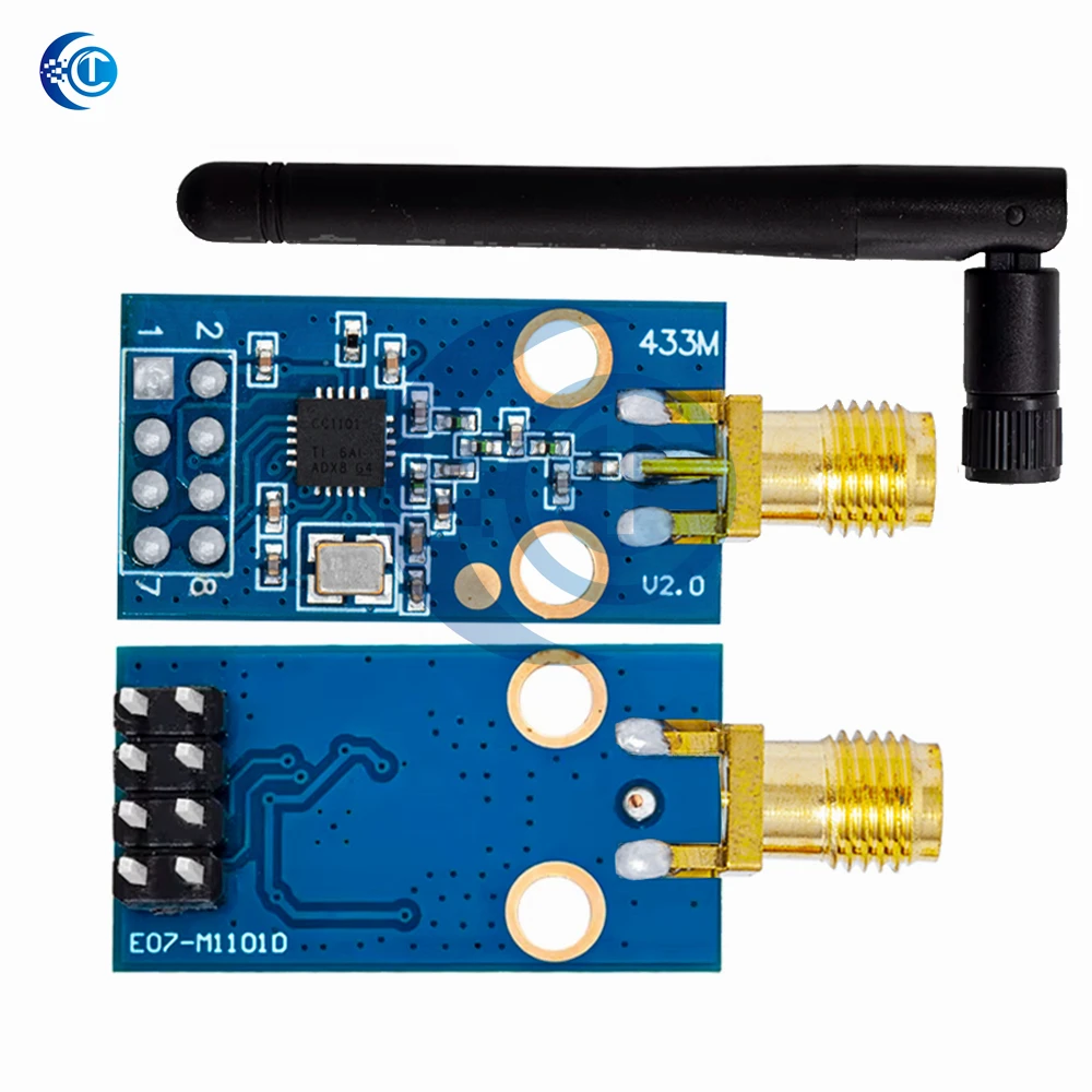 1 SZT. Moduł bezprzewodowy CC1101 z anteną SMA, moduł nadawczo-odbiorczy bezprzewodowy dla Arduino 315/433/868/915MHZ — zdjęcie produktu 5