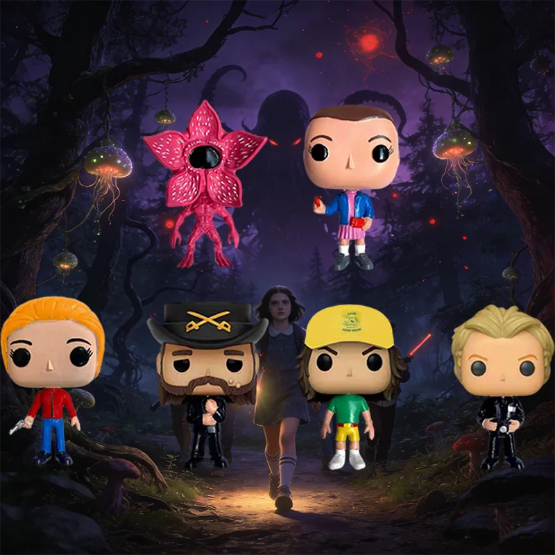 ฟิกเกอร์อนิเมะ Stranger Things  วัสดุไวนิล  ฟิกเกอร์แอคชั่นสำหรับเด็กผู้ชาย  ของสะสมคอสเพลย์  ของตกแต่ง  ของเล่นเด็ก  ของขวัญวันหยุด  ของขวัญสำหรับแฟนๆ