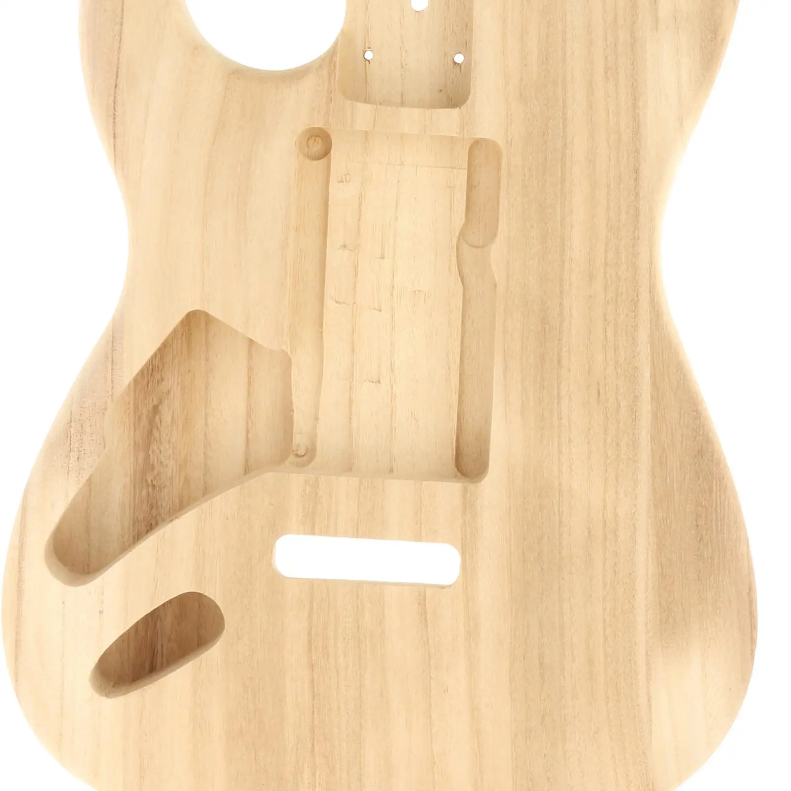 Unfinished Guitar Body Wooden Blank Guitar Body ST Style Guitar Barrel DIY