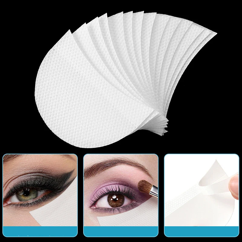 Disposable Eyeliner Shield For Eye Shadow Protector Pads Eyes Lips Lint Free Patch Makeup Eyelash Isolation Stickers