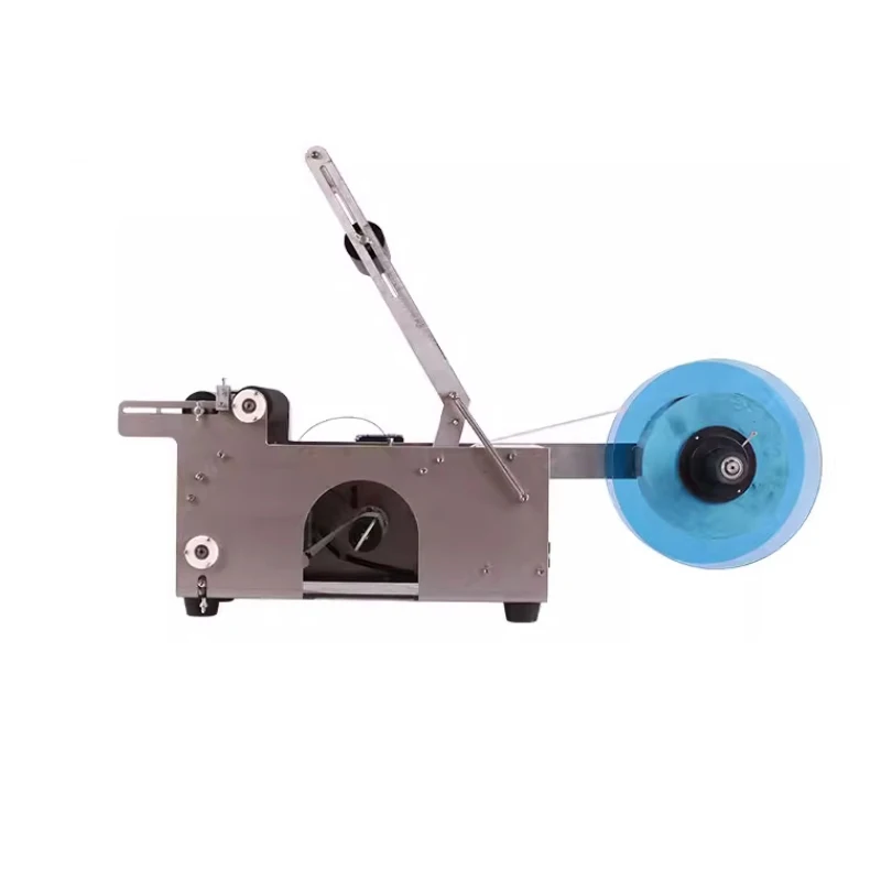 

Semi-automatic Labeling Machine Round Bottle Stainless Labeling Machine Self-adhesive Glass Bottle Small Label Coating Machine