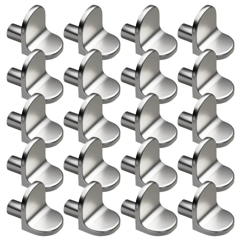 F68D Set of 20 Sturdy Alloy Shelf Support Pin for Enhancing Storage Solution