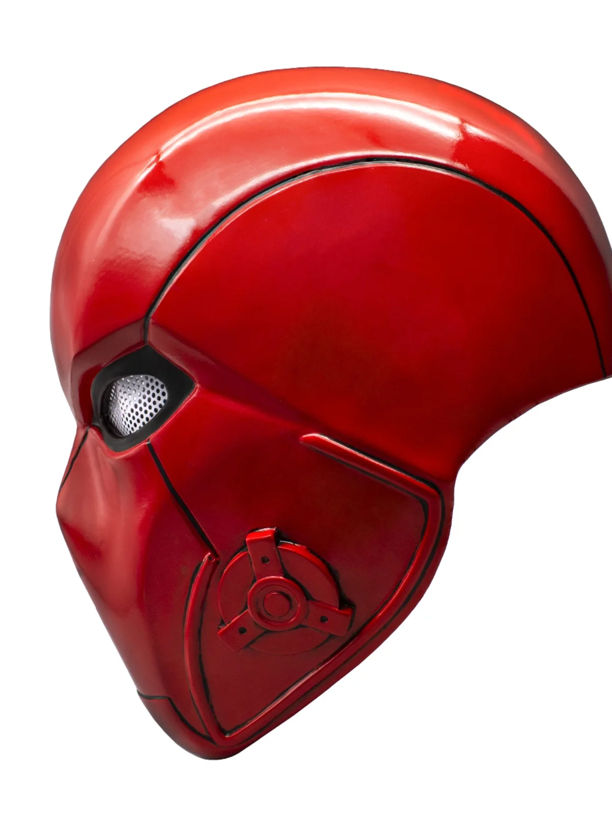 Anime Red Hood Helmet Cosplay Animation Red Devil Helmet Resin Masks Props Accessories Halloween For Women Men Props