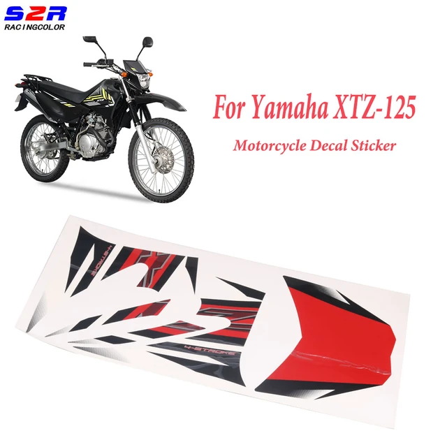 ヤマハXTZ-125 xtz 125 xtz125用モーターサイクルステッカー,グラフィックキット,ステッカー,ラップアラウンドアクセサリー -  AliExpress