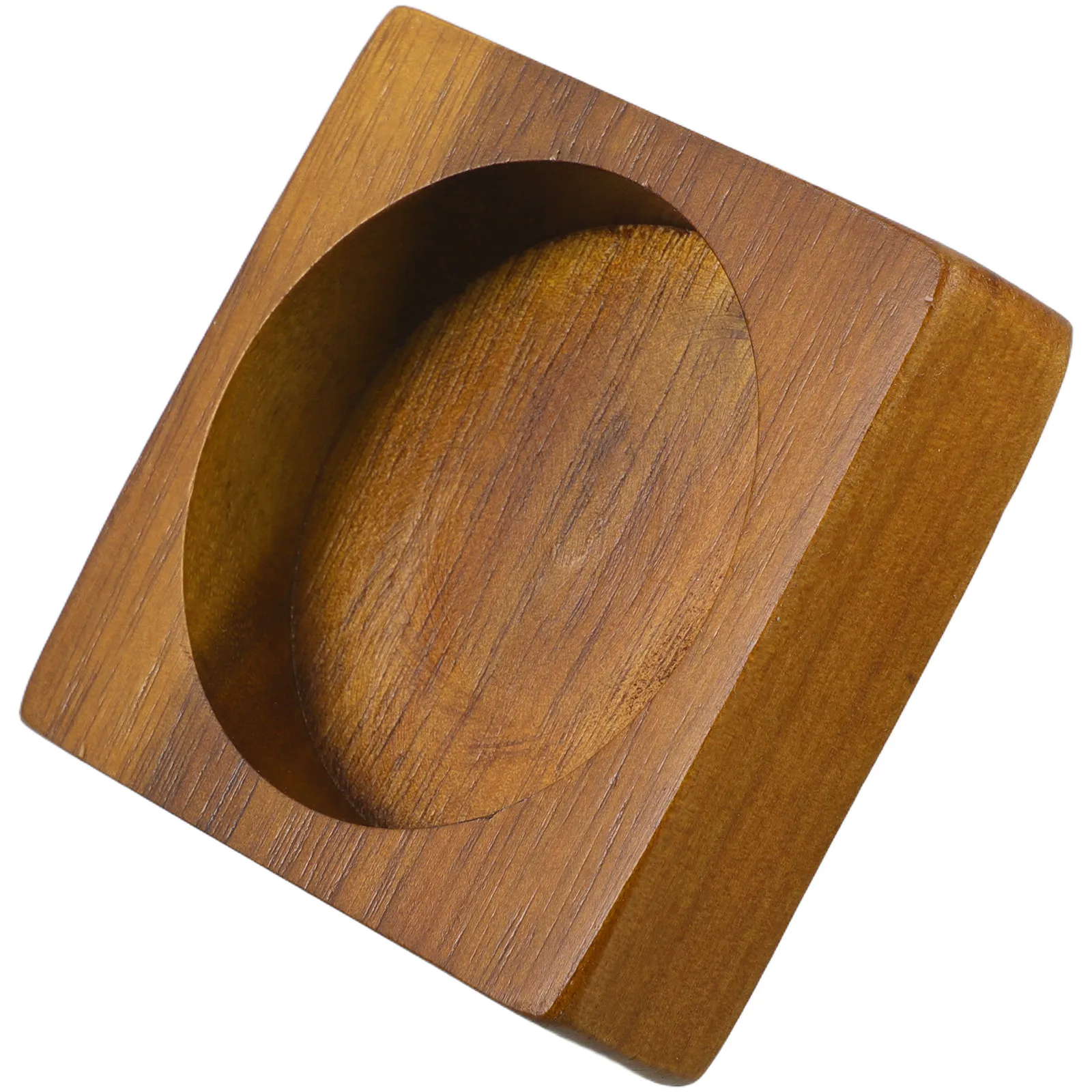 Base de Madera para Molinillo de Sal y Pimienta, Organizador de Almacenamiento de Cocina, Soporte de Madera Resistente Antideslizante para Molinillo, Base de Mesa