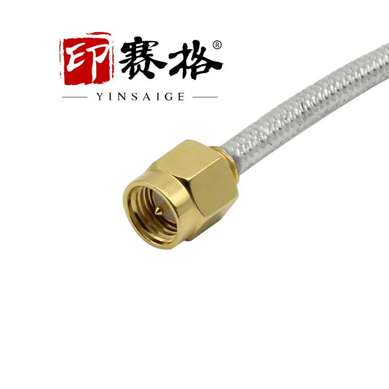 SMA-JJ wire RG402 semi flexible wire 18GHZ low standing wave SMA revolving extension wire SMA