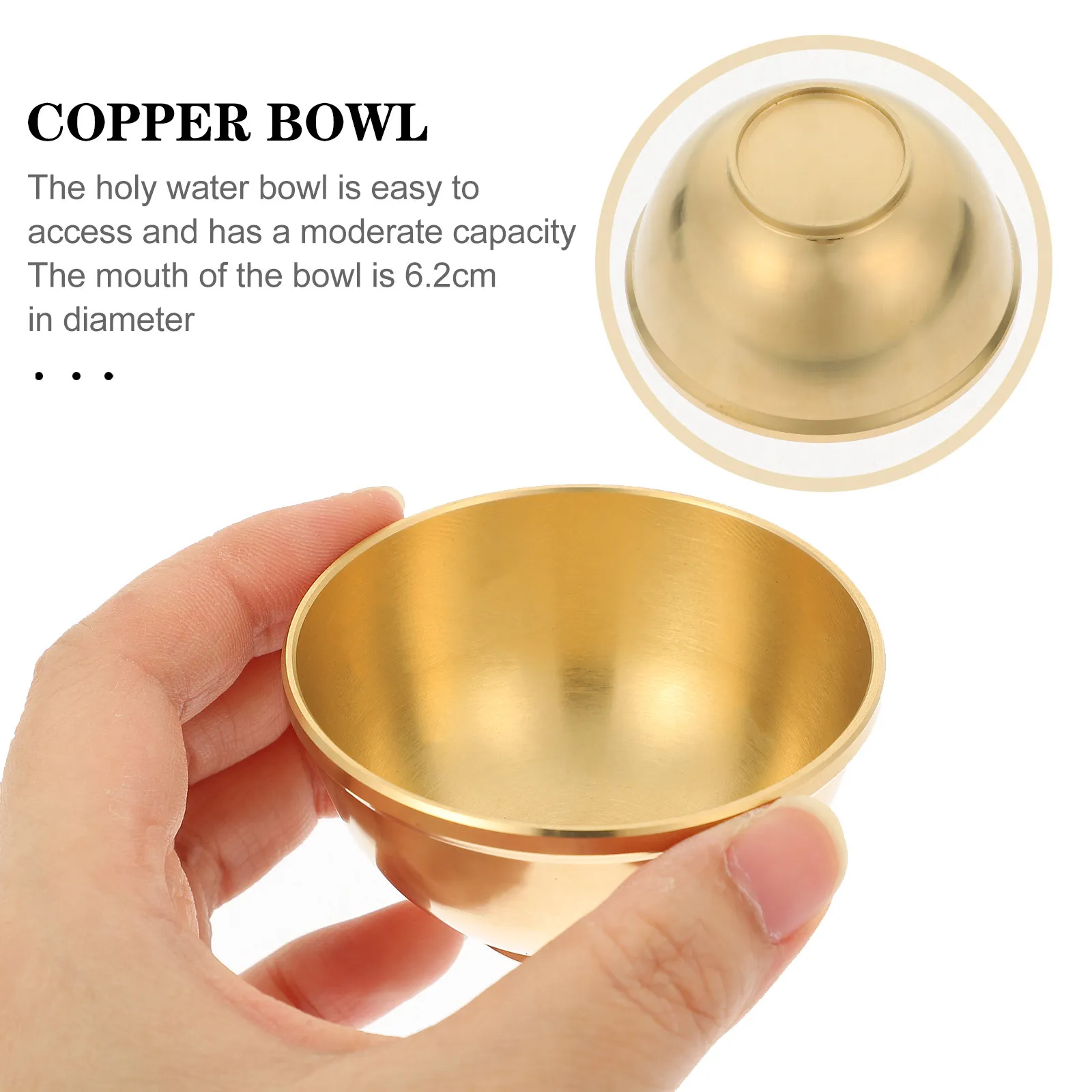 Large Buddhist Offering Bowl for Altar Ritual – Tibetan Style Meditation Cup