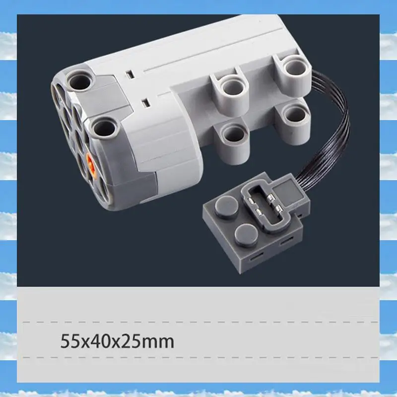 

A11I 2X мотор строительного блока двигатель серводвигатель 88004 для силовых функций электрический собранный строительный блок