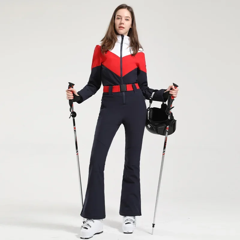 GSOU SNOW-Ski à capuche coupe couvertes pour femme, imperméable et chaud, coupe-vent, taille, extérieur, nouveau, 1 pièce