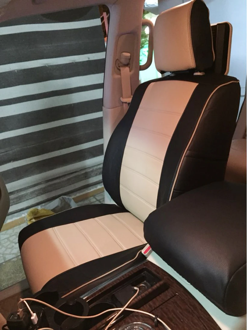 

Custom Fit PVC Leather Seat Covers for Nissan Patrol 2016 2018 Seat Cushion Sets Cars Accessories Seat Supports Car Upholstery