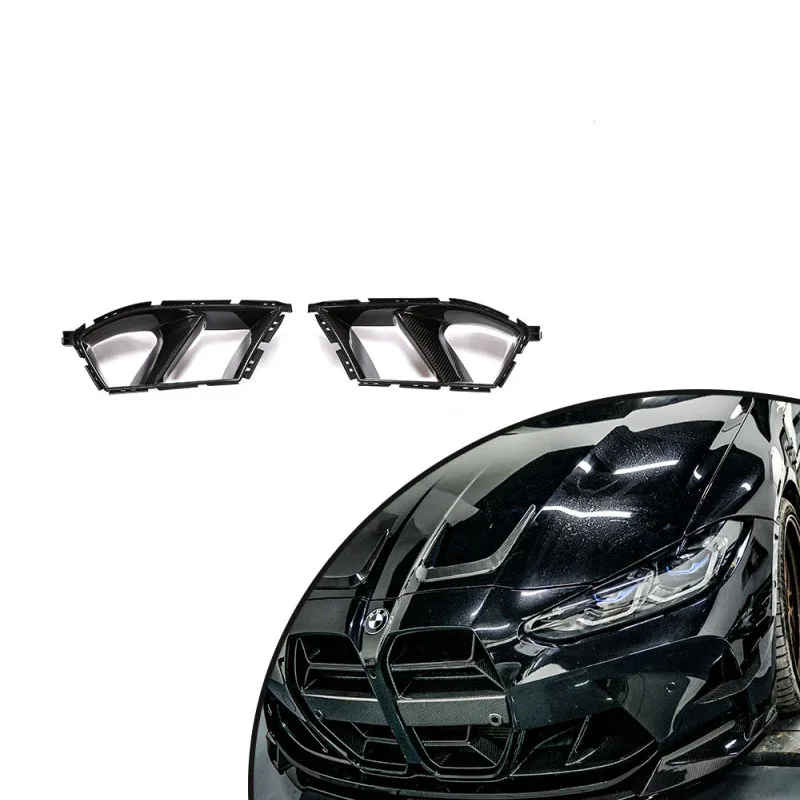 

Для 2021-2022 BMW G80 M3 G82 G83 M4 Заводской OEM сухое углеродное волокно Задняя отделка вентиляционная Крышка отверстия крыла
