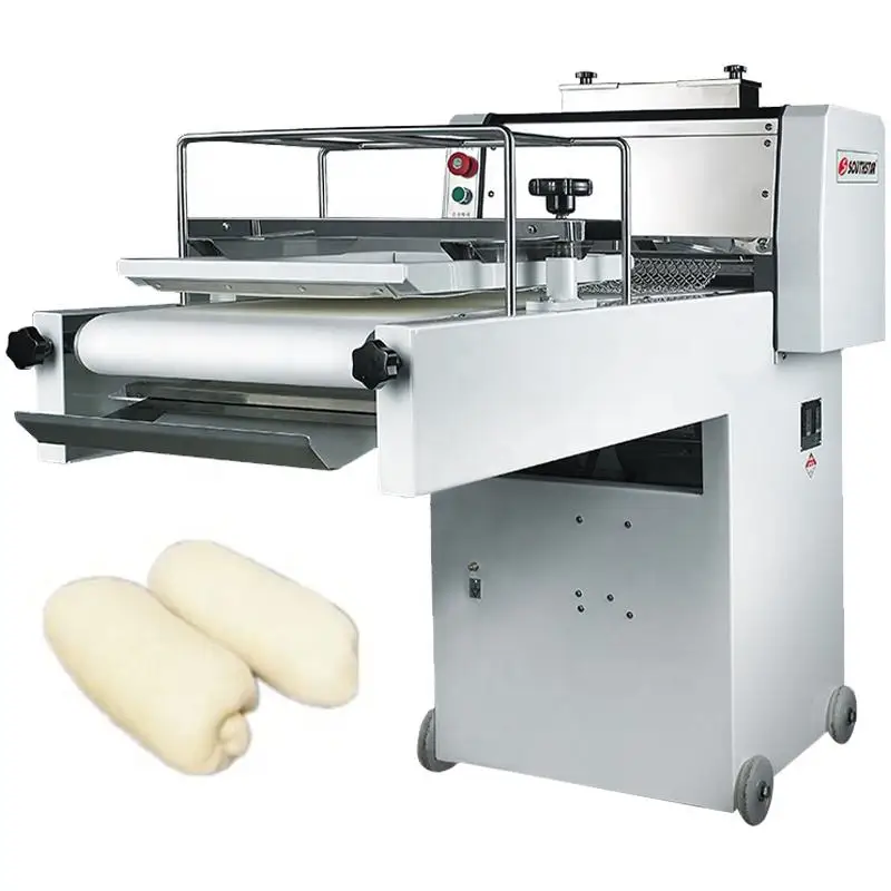 

Auto Bakery Sandwich Loaf Toast Shaping Bread Moulder Bread Mould Dough Forming Machine Loaf Toast Moulder Molder In Strap