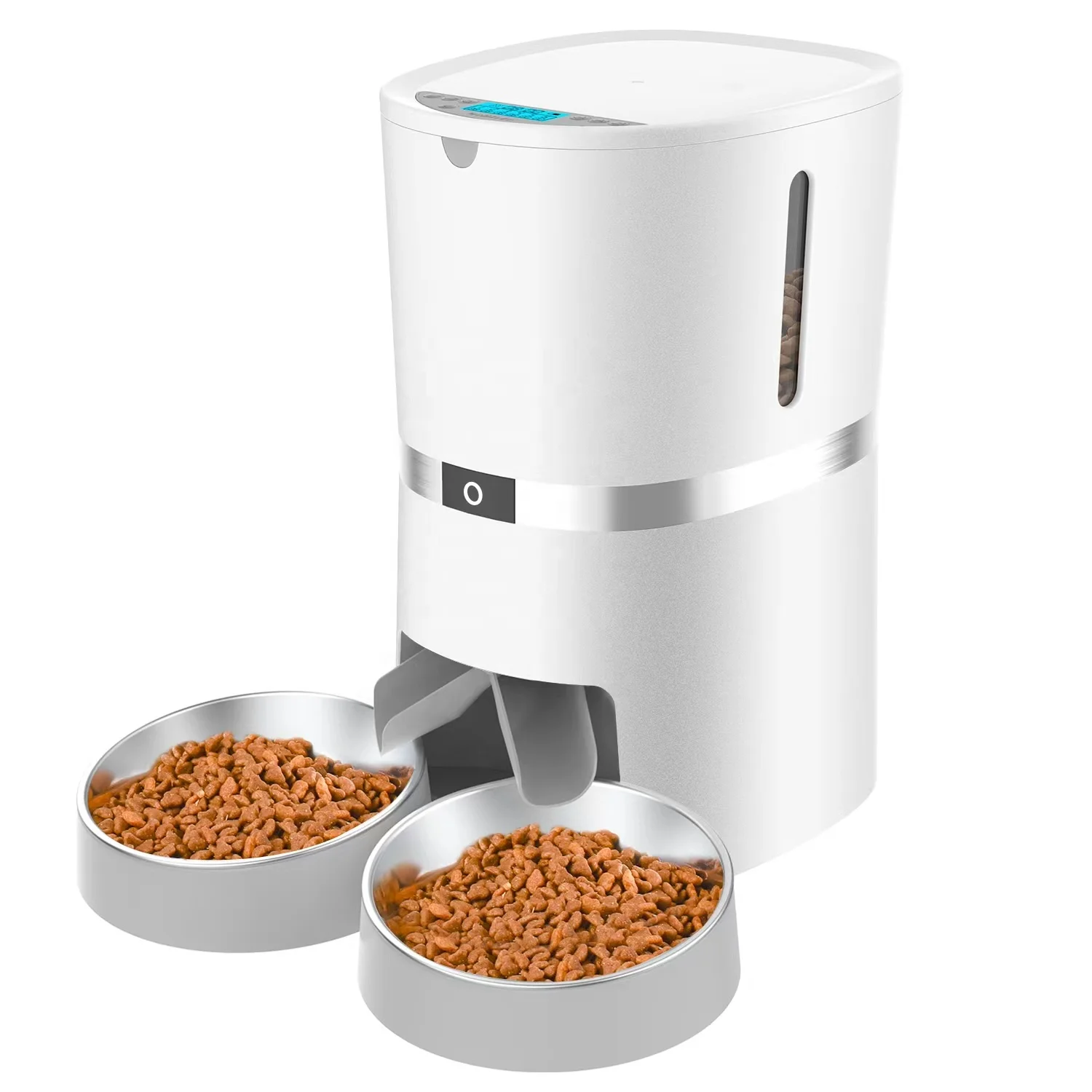

New Style Automatic Pet Feeder Food Dispenser With Stainless Steel Pet Bowl for Dogs Cats