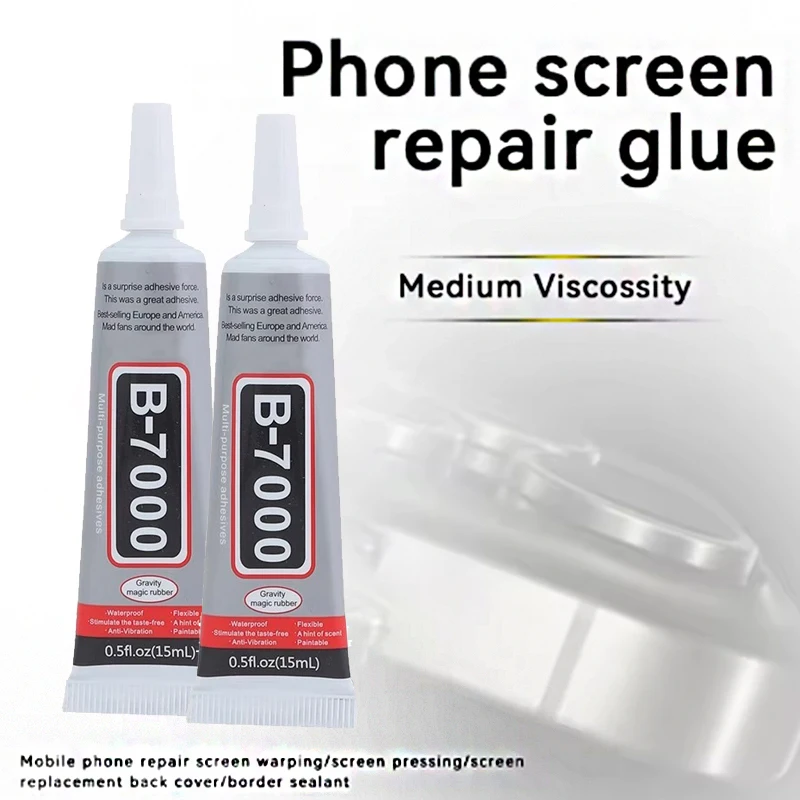 15ML B7000 Super Glue Clear Quick Dry Adhesive Contact Cell Phone Tablet Repair Adhesive Maintenance Back Cover Medium Repair