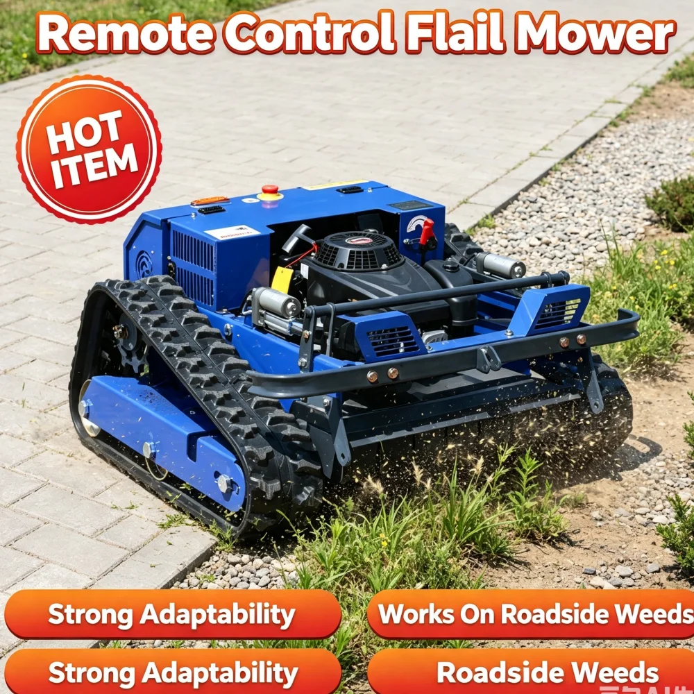 Customized Best Selling Remote Control Lawn Mower Self Propelled Lawn Mower All Terrain Fast Delivery For Orchard Lawn