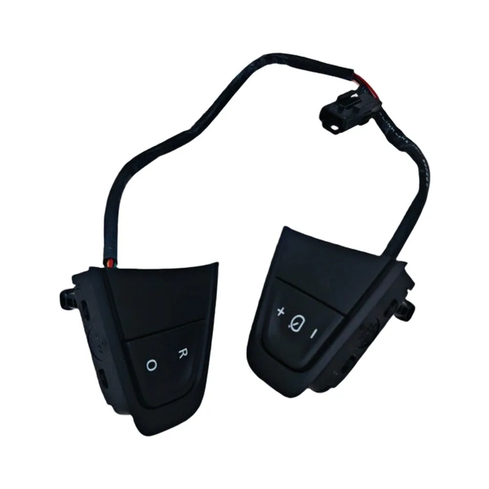 Steering Wheel Cruise For Control Switch 255500003R For Renault Master For Nissan NV400 2010 To 2019 Black ABS Button Set
